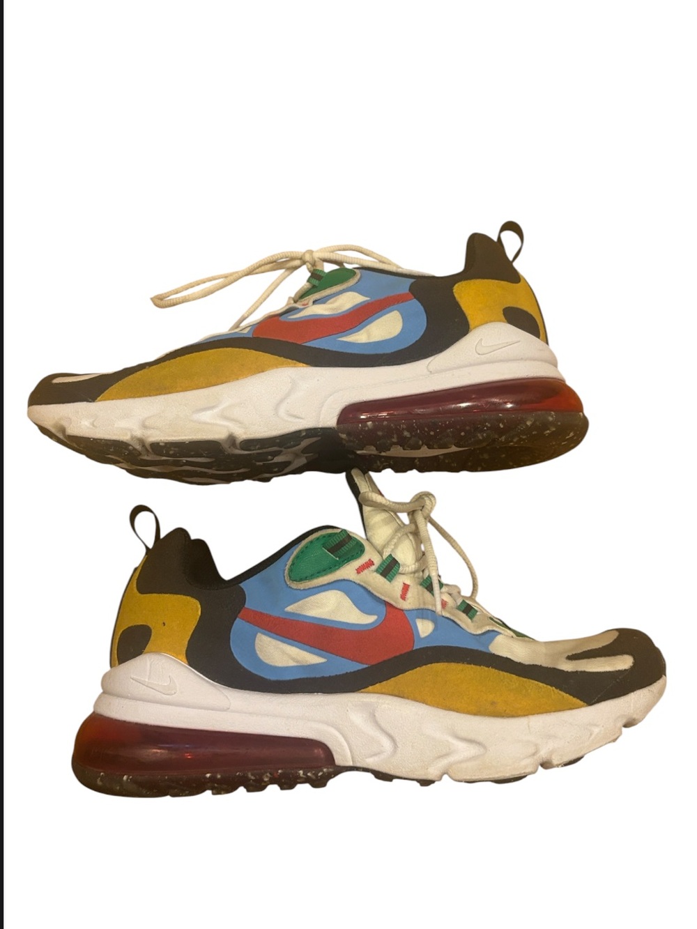 Nike Air Max 270 React Multi-Color Sneakers Women's Size 6.5